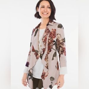 Womens Chico lightweight floral blazer